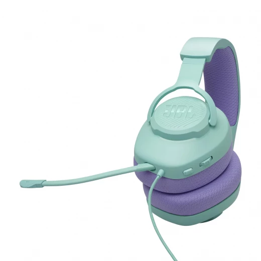 سماعة رأس JBL Quantum 100M2 للألعاب فوق الأذن (أزرق سماوي) - صوت غامر - جي بي ال - Image 4