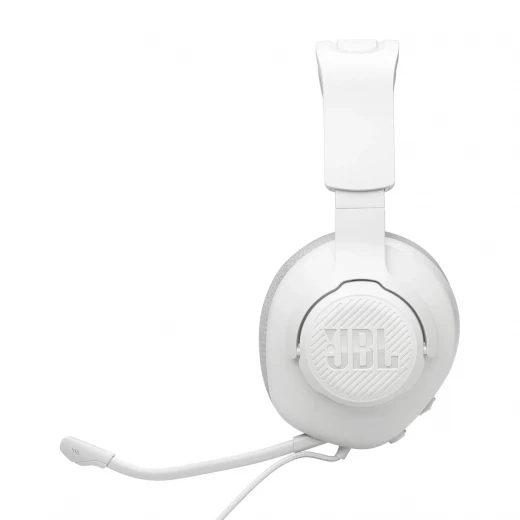 سماعة رأس JBL Quantum 100M2 للألعاب فوق الأذن بيضاء - صوت غامر - جي بي ال - Image 3