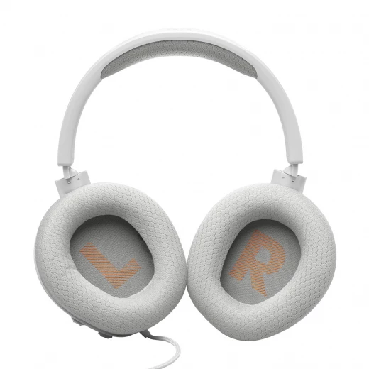 سماعة رأس JBL Quantum 100M2 للألعاب فوق الأذن بيضاء - صوت غامر - جي بي ال - Image 4