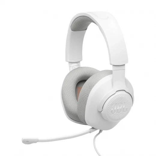 سماعة رأس JBL Quantum 100M2 للألعاب فوق الأذن بيضاء - صوت غامر - جي بي ال - Image 8