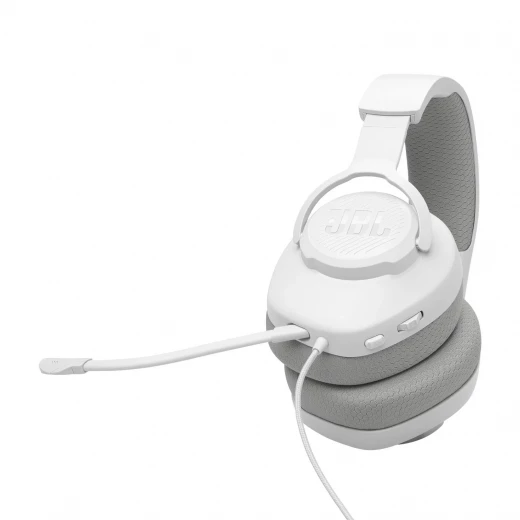 سماعة رأس JBL Quantum 100M2 للألعاب فوق الأذن بيضاء - صوت غامر - جي بي ال - Image 7