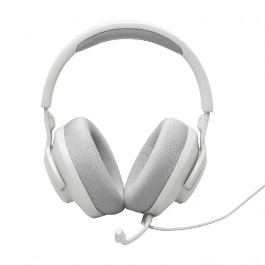 سماعة رأس JBL Quantum 100M2 للألعاب فوق الأذن بيضاء - صوت غامر - جي بي ال - Image 6