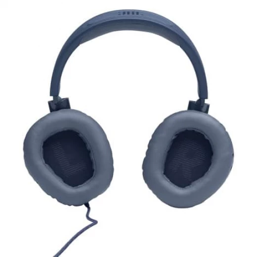 سماعات رأس JBL Quantum 100 سلكية للألعاب فوق الأذن - أزرق - صوت غامر - جي بي ال - Image 3