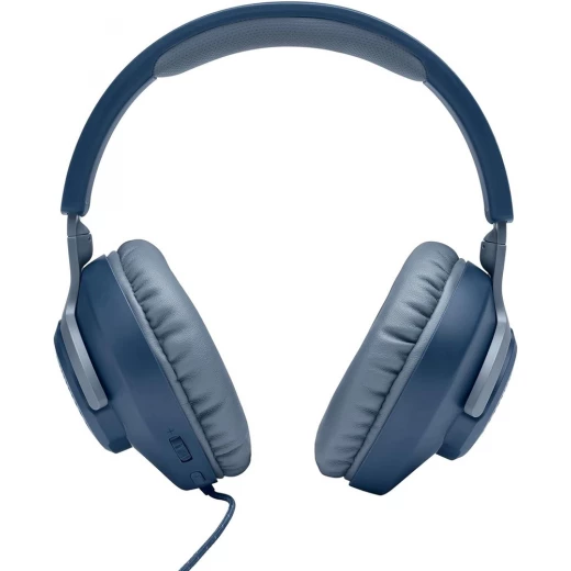 سماعات رأس JBL Quantum 100 سلكية للألعاب فوق الأذن - أزرق - صوت غامر - جي بي ال - Image 4