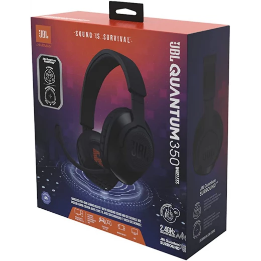 سماعة رأس JBL Quantum 350 اللاسلكية للألعاب - 2.4 جيجاهرتز، مريحة - جي بي ال - Image 4
