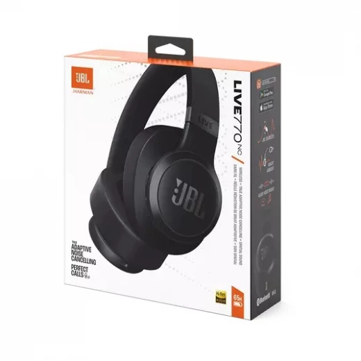 سماعات رأس JBL Live 770NC اللاسلكية فوق الأذن أسود - إلغاء الضوضاء - جي بي ال - Image 8