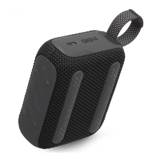 مكبر صوت JBL Go 4 محمول بتقنية البلوتوث - أسود: مقاوم للماء، صوت احترافي - جي بي ال - Image 4