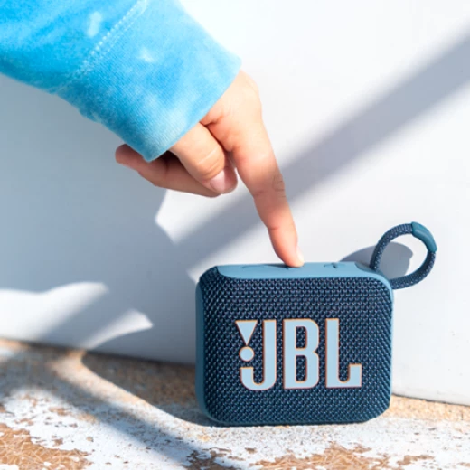 JBL Go 4 Portable Bluetooth Speaker Blue IP67 Waterproof 7H Playtime - JBL - Image 8