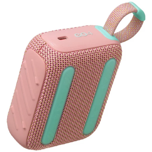 مكبر صوت JBL GO 4 وردي محمول بتقنية البلوتوث - مقاوم للماء وصوت احترافي - جي بي ال - Image 4