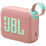 مكبر صوت JBL GO 4 وردي محمول بتقنية البلوتوث - مقاوم للماء وصوت احترافي - جي بي ال