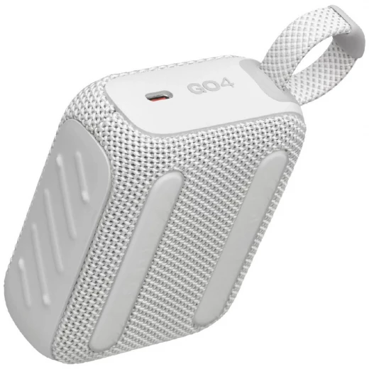 مكبر صوت JBL Go 4 بلوتوث فائق الحمل - أبيض، مقاوم للماء - جي بي ال - Image 2