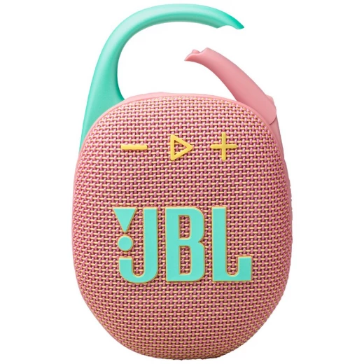 JBL Clip 5 Portable Bluetooth Speaker - Pink | Waterproof & Pro Sound JBL Clip 5 Portable Bluetooth Speaker - Pink | Waterproof & Pro Sound