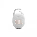 مكبر صوت JBL Clip 5 أبيض محمول بتقنية البلوتوث - تشغيل حتى 15 ساعة - جي بي ال
