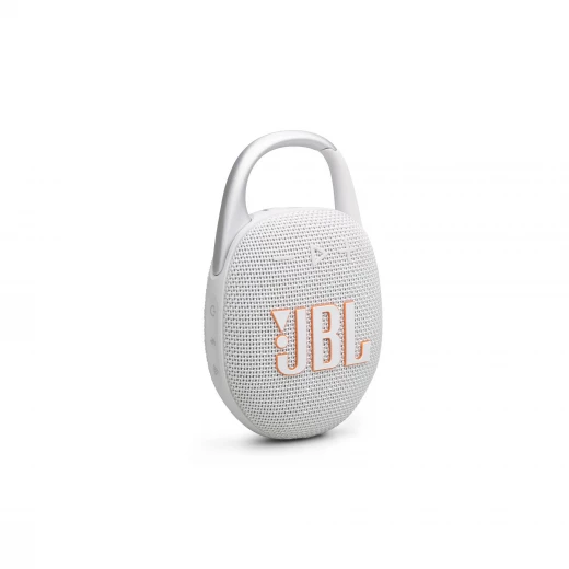مكبر صوت JBL Clip 5 أبيض محمول بتقنية البلوتوث - تشغيل حتى 15 ساعة - جي بي ال - Image 8