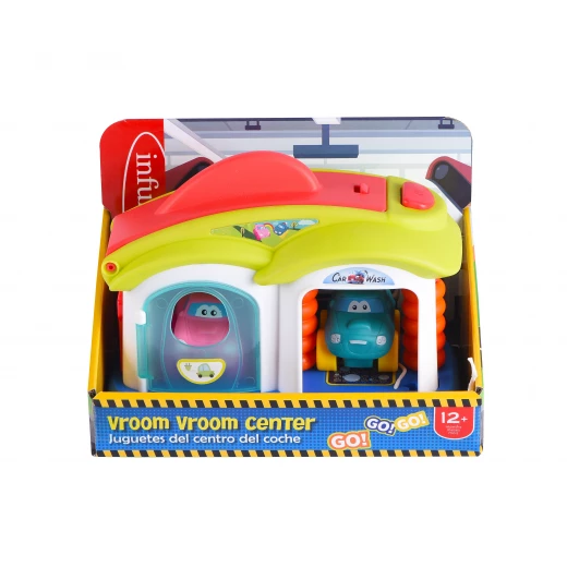 Infunbebe Vroom Vroom Center Toddler Play Set - Car Wash & Race Track Infunbebe Vroom Vroom Center Toddler Play Set - Car Wash & Race Track