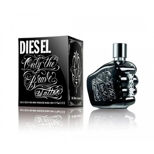 ديزل أونلي ذا برايف تاتو ماء تواليت 125 مل عطر رجالي خشبي حار ديزل أونلي ذا برايف تاتو ماء تواليت 125 مل عطر رجالي خشبي حار