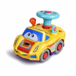 Infunbebe Baby Vroom Vroom Ride-On Car Toy - Yellow, 6+ Months - infunbebe