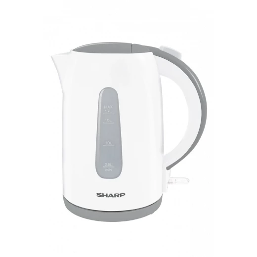 Sharp 1.7L Electric Kettle – 2200W – White – Fast Boiling with Cordless Design for Easy Use – Ideal for Preparing Tea and Coffee Quickly and Efficiently in the Kitchen Sharp 1.7L Electric Kettle – 2200W – White – Fast Boiling with Cordless Design for Easy Use – Ideal for Preparing Tea and Coffee Quickly and Efficiently in the Kitchen