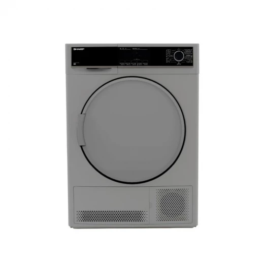 Sharp 9kg Condenser Dryer – Silver – 15 Drying Programs – Energy Efficiency Class B – Effective drying performance with multiple programs to suit different fabric types and protect clothes Sharp 9kg Condenser Dryer – Silver – 15 Drying Programs – Energy Efficiency Class B – Effective drying performance with multiple programs to suit different fabric types and protect clothes