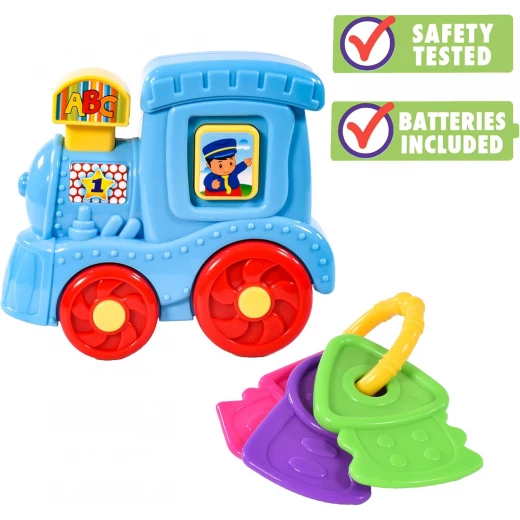 Infunbebe Train & Keychain Light & Sounds Combo Set for Babies 4 years - infunbebe - Image 2