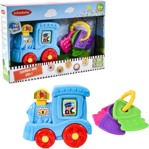Infunbebe Train & Keychain Light & Sounds Combo Set for Babies 4 years - infunbebe - Image 4