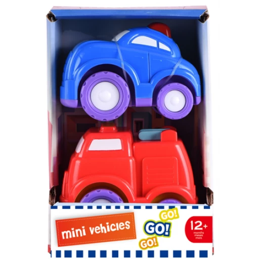 Infunbebe Toddler Mini Vehicles 2-Pack Durable & Fun Playtime for Kids - infunbebe - Image 2