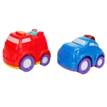Infunbebe Toddler Mini Vehicles 2-Pack Durable & Fun Playtime for Kids - infunbebe