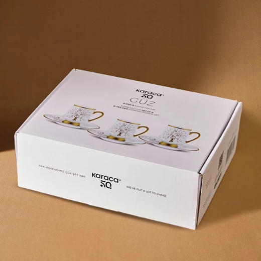 طقم أكواب قهوة كاراجا غوز لـ 6 أشخاص - 90 مل بورسلين - كراجا - Image 2