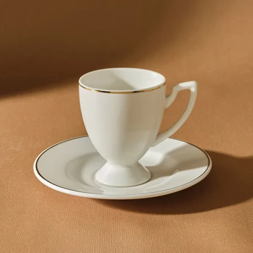 Karaca Boyoz 6-Piece Coffee Cup Set 85ml - Porcelain Cups - karaca - Image 6
