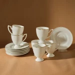 Karaca Boyoz 6-Piece Coffee Cup Set 85ml - Porcelain Cups - karaca