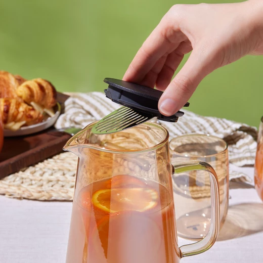 طقم مياه كاراجا بارما عنبر 7 قطع - أدوات زجاجية أنيقة - كراجا - Image 5