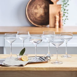 Karaca Even Martini Glasses Set of 6 - 235 ml
