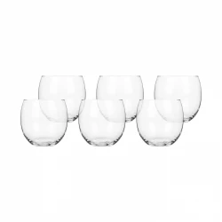 Karaca KRS Jade Water Glass Set 6 Pieces 410ml - Clear & Stylish