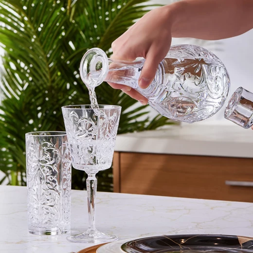 طقم زجاج كاراجا روما 25 قطعة - أدوات مائدة أنيقة ومتينة - كراجا - Image 6