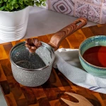 قدر صلصة كاراجا بيوجرانايت دارك سيلفر صغير 10 سم رمادي - كراجا