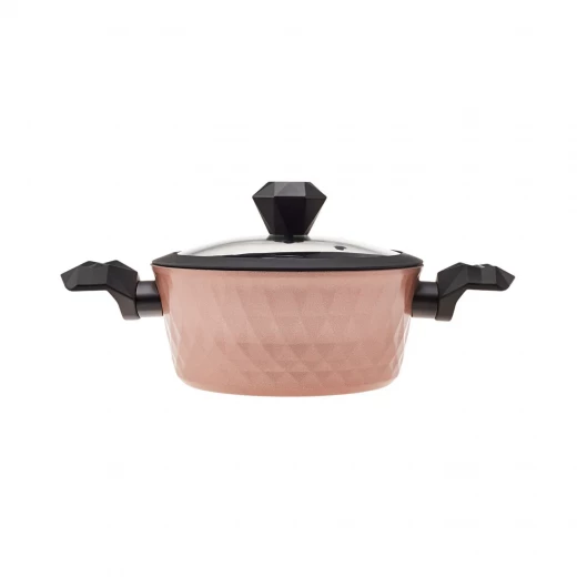 طقم أواني طهي Karaca BioDiamond Rose Gold 7 قطع للتحريض - كراجا - Image 7