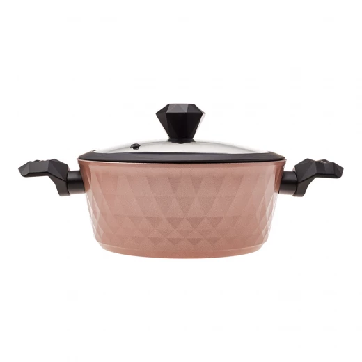 طقم أواني طهي Karaca BioDiamond Rose Gold 7 قطع للتحريض - كراجا - Image 9
