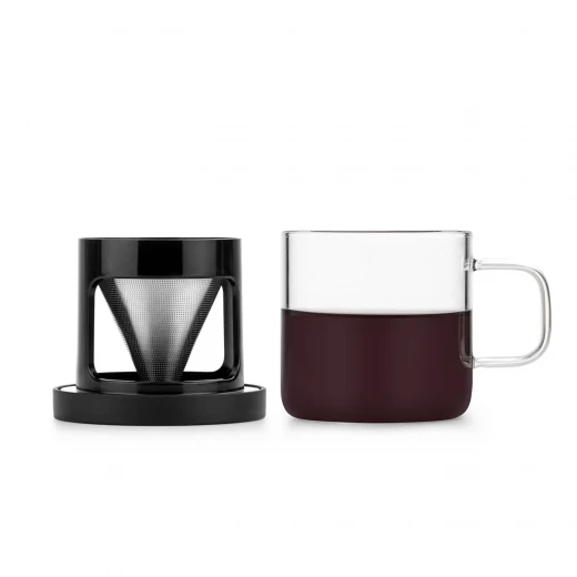 Karaca Brewy Coffe Borosilikat Cam Dripper Kupa 300 ml - karaca - Image 2