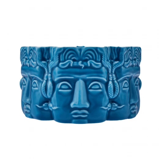 Karaca X İst Collection Medusa Blue Ceramic Snack Bowl - karaca - Image 2