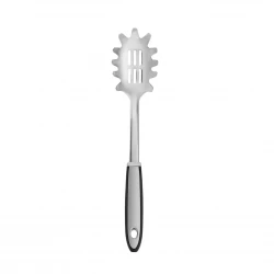 Karaca Viona Stainless Steel Pasta Spoon 32cm Grey Kitchen Utensil