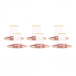 Karaca Unicef Sezen Aksu 12-Piece Tea Cup Set for 6 People