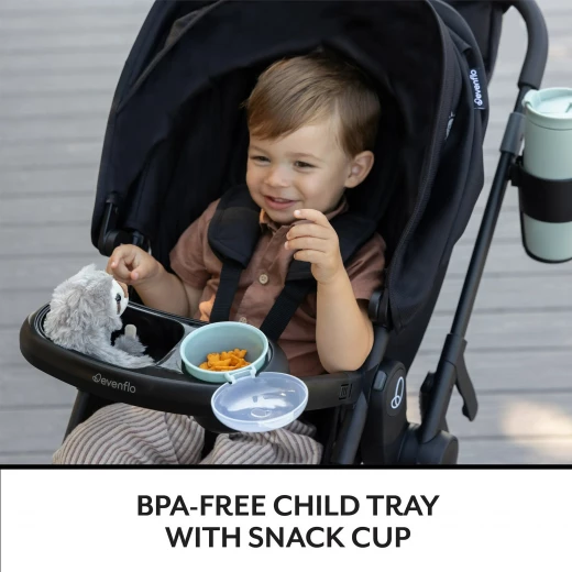 نظام السفر Evenflo Omni Ultra مع مقعد السيارة Revolve180 للرضع - ايفين فلو - Image 4