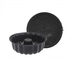 Karaca Lotus 2'li Siyah Kek Kalıbı Seti - 25.5 cm