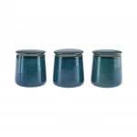 طقم توابل كاراجا لولا أخضر - 3 قطع بورسلين - كراجا