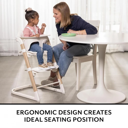 كرسي طعام Evenflo RightSeat 3 في 1 - أبيض/سيج - قابل للتعديل وآمن - ايفين فلو - Image 8