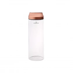 Karaca Dımple Cooper XL Glass Food Storage Container 1900ml