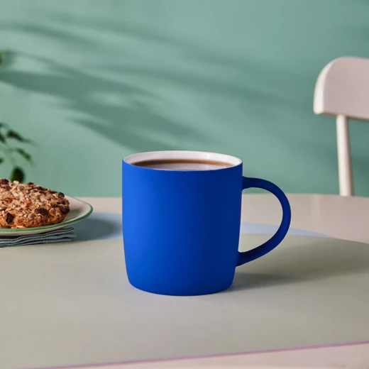 Karaca Soft Touch Navy Blue 350 ml Mug - Modern Design - karaca - Image 4