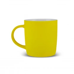 Karaca Soft Touch Yellow Mug 350 ml - Bone China Cup