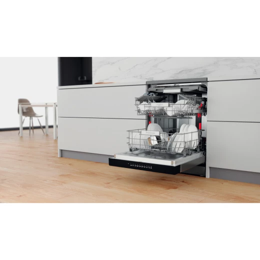 Whirlpool WFO3O41PLXUK full Size 14 place setting Dishwasher - Stainless Steel, A+++, 8 prog, Inox+ Power Clean - ‎Whirlpool - Image 10