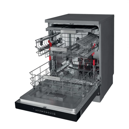 Whirlpool WFO3O41PLXUK full Size 14 place setting Dishwasher - Stainless Steel, A+++, 8 prog, Inox+ Power Clean - ‎Whirlpool - Image 12